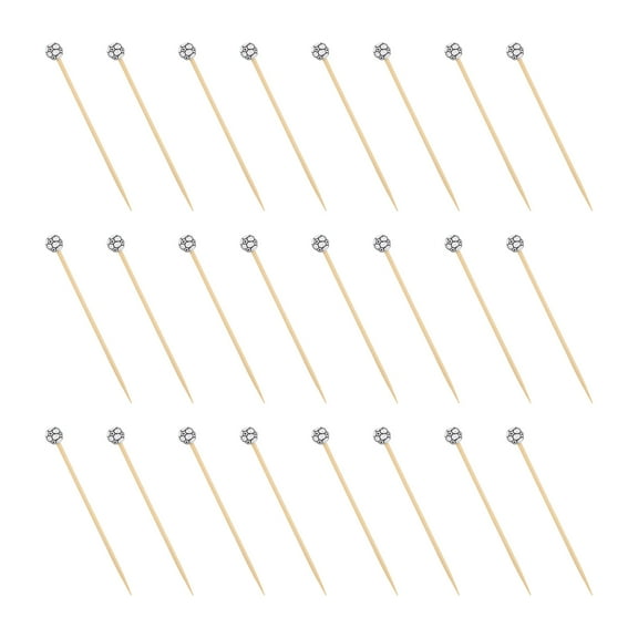 ROMANSENTIAL 100Pcs Sport Toothpicks in Football Shape for Party Decorations