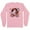 Pink, variant on Bicycle Ghost Long Sleeve Shirt Unisex Large White