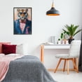 thumbnail image 2 of Stupell Industries Suited Tiger Modern Fashion Animals Painting Black Framed Art Print Wall Art, 20 x 30, 2 of 8