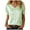 Mint Green, variant on felwors Womens Blouses Dressy Casual Satin V Neck Short Sleeve Shirts Business Casual Tops for Women(Mint Green, S)