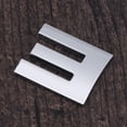 thumbnail image 4 of Pegatina 3D DIY con el alfabeto metálico, emblema para coche, letra plateada (E), 4 of 5
