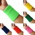 thumbnail image 7 of Oiur 1 Pcs Sports Wrist Sweatband Tennis Squash Badminton GYM Basketball Wristband Gift,Orange, 7 of 7