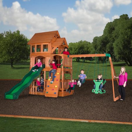 Backyard Discovery Liberty Ii Swing Set Brickseek