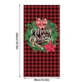 thumbnail image 3 of Christmas Door Decoration Door Cover Hanging Cloth Holiday Party Layout Scene Background Cloth, 3 of 5