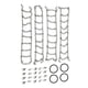 thumbnail image 3 of Juego de cadenas de tracción para neumáticos, cadenas metálicas mejoradas para neumáticos de nieve para camionetas MN82 LC79 1/12, coches, 3 of 10