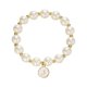 thumbnail image 1 of Imitación de perlas 26 alfabeto etiqueta pulsera de moda y versátil pulsera de cuentas de cordón elástico para las mujeres pulsera de cuentas para los seres queridos y (G L), 1 of 4