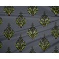 thumbnail image 4 of oneOone Polyester Lycra Fabric Leaves & Floral Block Printed Craft Fabric BTY 56 Inch Wide, 4 of 4