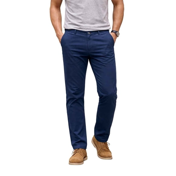 Nautica Pantalon Bleu Marine pour Homme Coupe Droite (021) (38x30)