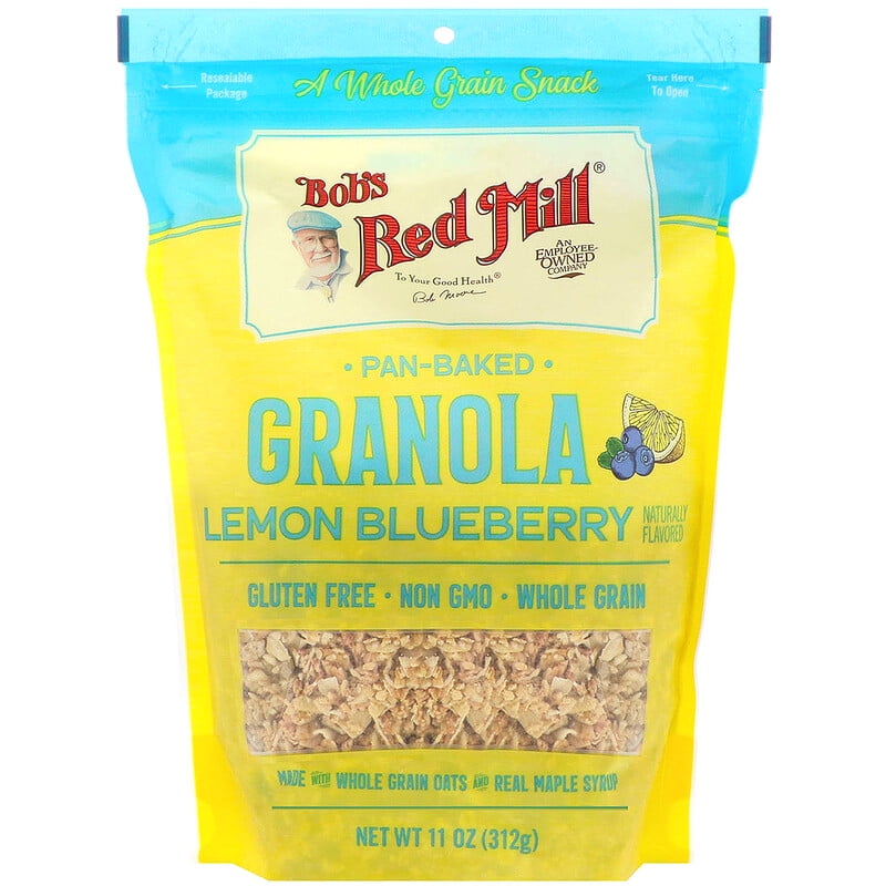 Bob's Red Mill, Pan-Baked Granola, Lemon Blueberry, 11 oz