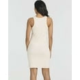 thumbnail image 4 of Real Essentials 3 Pack: Women's Mini Ribbed Jersey Tank Sleeveless High Neck Dress, 4 of 7