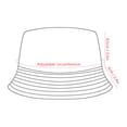 thumbnail image 4 of Hombres Mujeres Sombrero de pescador con estampado de teñido anudado Sombrero de cubo ajustable para Abanopi Sombrero de pescador, 4 of 7