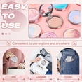 thumbnail image 6 of DESIGNICE 2Pcs Compact Mirror,Dynamic Glitter Effect Compact Mirror Bulk,Clear Makeup Check Small Mirror for Purse,Multicolor2, 6 of 7