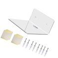 thumbnail image 2 of Luzkey 4Pcs Acrylic Wall Shelves Wall Mount Holder Rack Board Organizer Display Ledges for Home Room Power Strip Outlet, 2 of 8