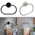 thumbnail image 2 of Anneau Porte-Serviettes Auto-Adhésif pour Salle de Bain Support en Acier Inoxydable Sans Perçage Porte-Serviettes Mural Moderne, 2 of 8