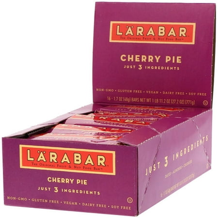 Larabar The Original Fruit & Nut Bar Cherry Pie 16 Bars 1.7 oz (48 g) Each