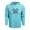 Flats Blue, variant on Adult Male Sun Slayer Hoodie, Color: Forest Camo, Size: L