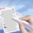 thumbnail image 2 of WWW 50% Off Clearance Office&Craft&Stationery Confidential Seal Express Order Personal Information Privacy Random Code Erasure Photosensitive Erasure Pen Privacy Information Text Erasure Pen 10ml, 2 of 3