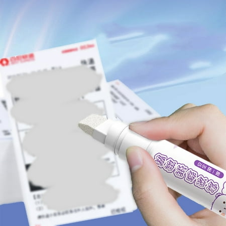 

Skpblutn Tool Series Confidential Seal Express Order Personal Information Privacy Random Code Erasure Photosensitive Erasure Pen Privacy Information Text Erasure Pen 10Ml Home Decor D