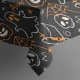 thumbnail image 4 of Halloween Ghosts and Spider Webs Rectangle Tablecloth 60"x120",Waterproof Polyester Rectangle Table Cloth, Wipeable Spillproof Polyester Tablecloth for Dining, Camping, Indoor and Outdoor, 4 of 6