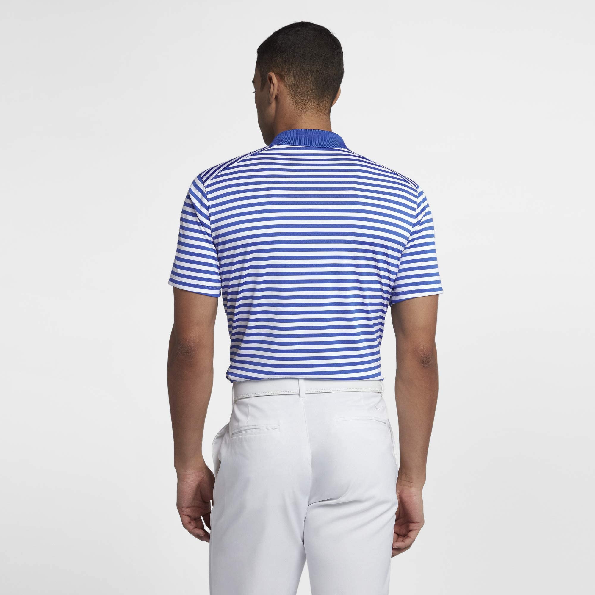 nike men's dry victory polo stripe left chest