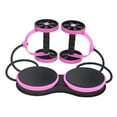 thumbnail image 2 of de Ejercicios Cuerda para arrojar de Cuerda para Ejercicios Rueda Doble para Entrenador de Brazos Entrenador de Piernas Entrenador de E Rosado, 2 of 8