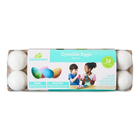 Easter Dyeable Eggs, 12 Count, by Way To Celebrate