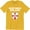 Gold, variant on Northern Ireland Flag Men's Top Irish Football Gift T-Shirt