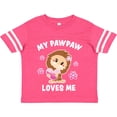 thumbnail image 3 of Inktastic My Pawpaw Loves Me with Bigfoot Girls Toddler T-Shirt, 3 of 5