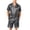 I9-Gray, variant on Havenx Pajama Sets for Men Silk Satin Short Sleeve Button Up Shirts Elastic Waist Drawstring Shorts with Pockets Outfits Lightweight Soft Summer Vacation Lounge Nightwear,Camel XL