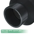 thumbnail image 4 of Uxcell 2-Pack UReducer Conector de Tubo, Acoplamiento Reductor Recto de 3"*2", Gris, 4 of 6