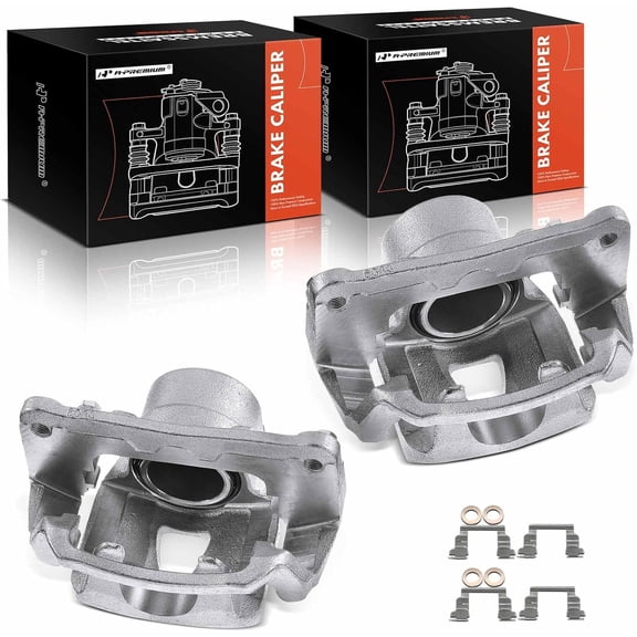 A-Premium Brake Caliper Assembly with Bracket Compatible with Lexus RX300 1999-2001 Front Left and Right 2-PC