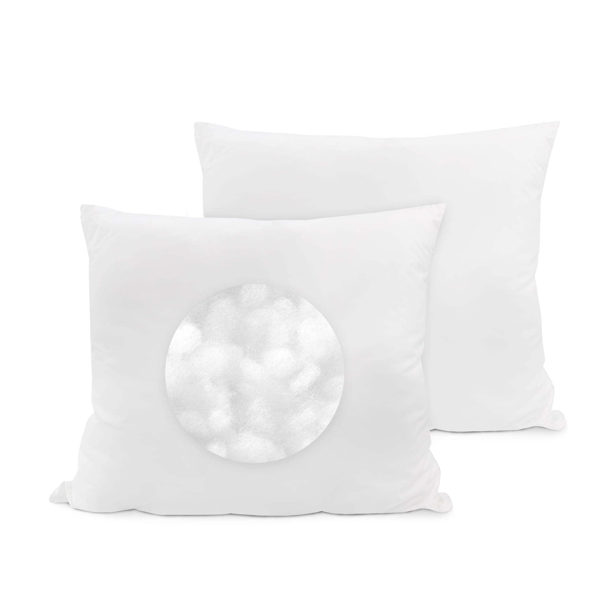 Beautyrest 300TC 100% Cotton Down Alternative Euro Square Pillow Twin Pack 28x28 
