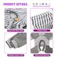thumbnail image 2 of Small Dog Jumpsuit, Small Dog Recovery Suit, Stripe Anti-Shedding Dog Pajamas Pjs, After Surgery Dog Onesie Shirt, Dog Sweater Coat for Puppy Small Dog Gray M, 2 of 7