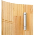 thumbnail image 5 of 180° Swinging Cafe Door Solid Pine Wood Cafe Saloon Door with Stainless Steel Hinge Double Swing Door for Kitchen Bar Home Office (Wood Color 30x42in), 5 of 7