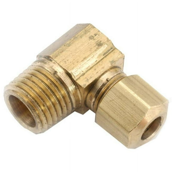 Anderson Metals 710069-0404 .25 x .25 in. Compression Male Pipe Thread Elbow