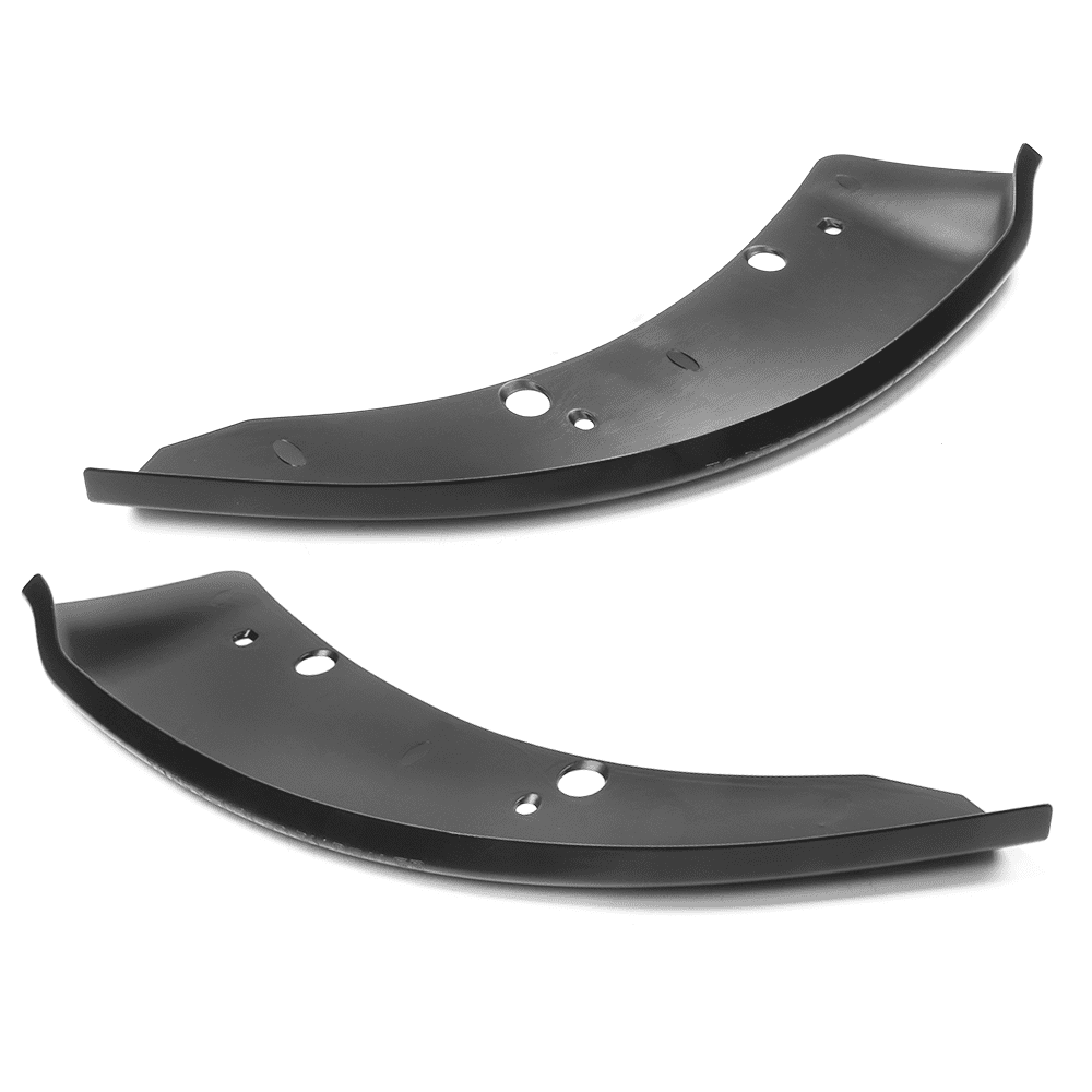 Ikon Motorsports Compatible with 15-23 Dodge Charger SRT Scat Pack Front Bumper Lip Splitter Matte Black