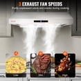 thumbnail image 4 of VEVOR 30" Under Cabinet Range Hood Ductless Kitchen Vent Stainless Steel LED, 4 of 9