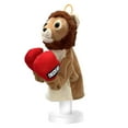 thumbnail image 4 of Marionetas de mano de animales suaves, juego imaginativo, habilidades sociales con voz, boxeo de mano león, 4 of 9