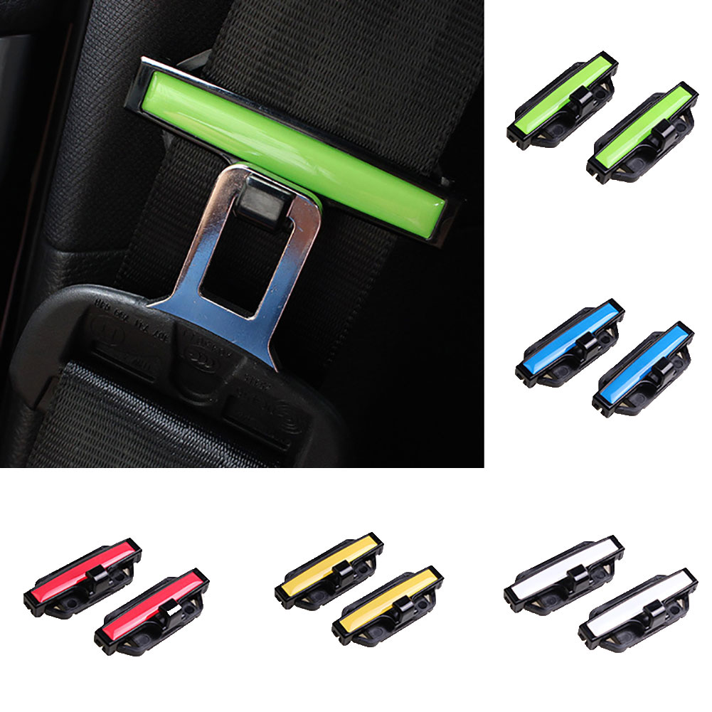 MyBeauty 2Pcs Auto Car Seat Belt Clamp Buckle Adjustment Lock Tension Adjuster Safe Clip