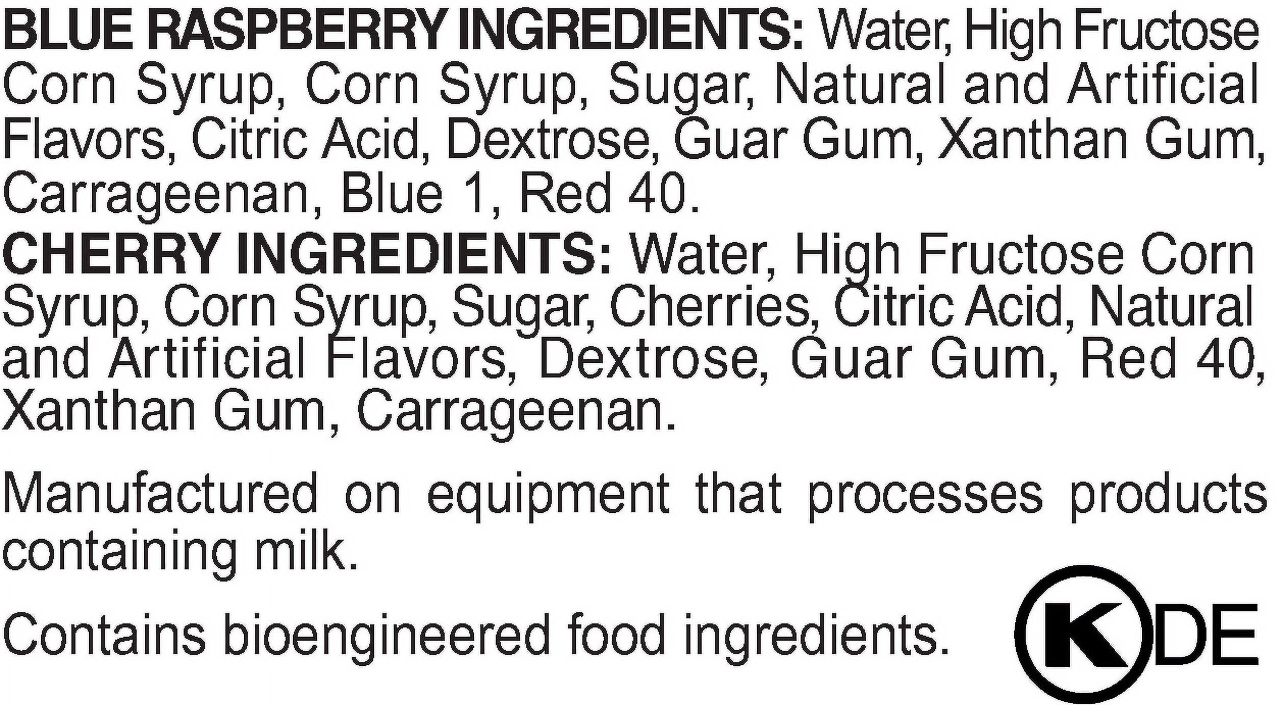 Lindy’s Homemade Gluten Free Blue Raspberry & Cherry Italian Ice Cups, 6 fl oz, 6 Count (36 fl oz) – Fat Free 110-120 Calorie Ice Cream Alternative