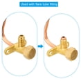 thumbnail image 5 of Uxcell Flare Gasket,30Pcs Fit for 5/8" Tube Size 45 Degree Copper Flared Pipe Fitting, 5 of 5