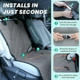 thumbnail image 3 of Dog Front Seatflex Seat Protector for Dog Car Cover for Pet Front Single Bucket Captain Chair Protector Grey, 3 of 6
