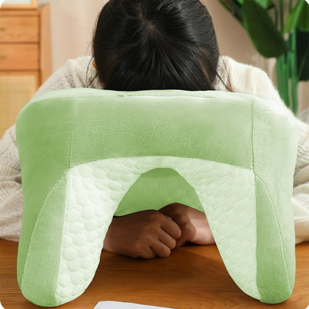 XMMSWDLA Pillow with Arm Hole Face Down Pillow Slow Rebound Hollow Face Pillow Soft Sleeping Pillow with Arm Hole Breathable Arm Pillow for School Office Napping Walmart Business Supplies