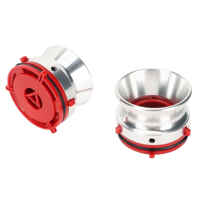 1 par de adaptadores de buje NAB, abridor de cinta de carrete a carrete de aluminio pulido profesional para Studer ReVox para Akai para Teac Silver