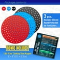 thumbnail image 3 of Air Fryer Mat, 4PCS Round Air Fryer Mat Round Silicone Mat For Easy Clean Air Fryer Air Fryer Accessories, 3 of 8