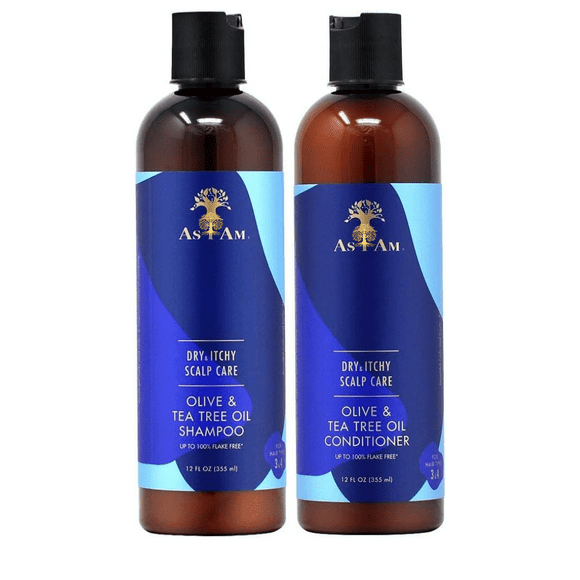 AS I AM Dry & Itchy Scalp Care Shampoo and Conditioner SET 12oz Each