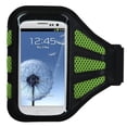thumbnail image 2 of Premium Sport Armband Case for HTC  EVO 3D, ADR6350 (Droid Incredible 2), Inspire 4G, ADR6400 (Thunderbolt), myTouch 4G, EVO 4G, HD2 - Black/ Green (with Green Mess Ports)+ Mini Smart Phone Touch Scre, 2 of 5