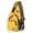Yellow, variant on Women Men Small Sling Backpack Waterproof Crossbody Shoulder Chest Bag Daypack
