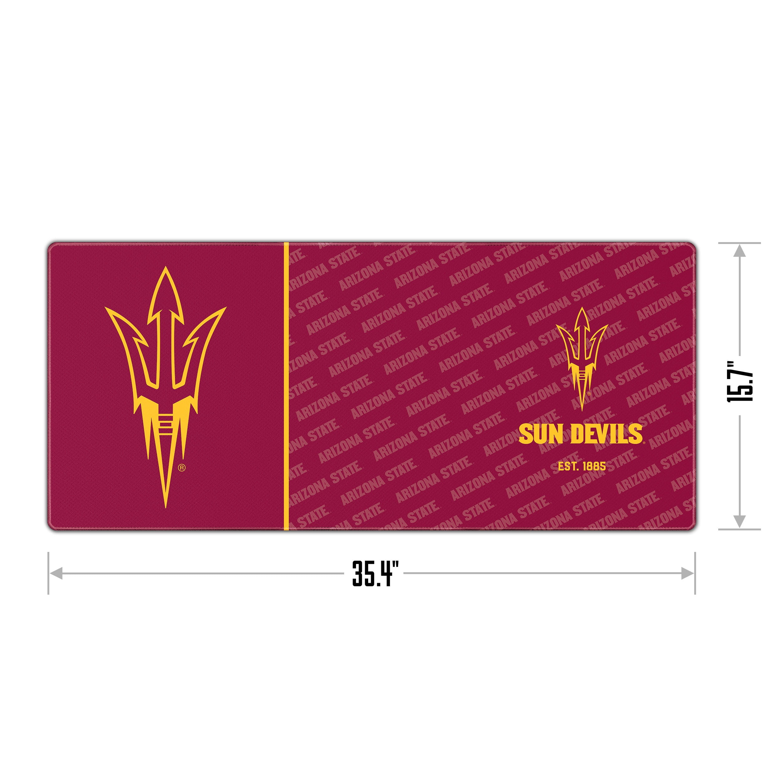 YouTheFan NCAA Arizona State Sun Devils Logo Series Desk Pad