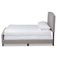 thumbnail image 2 of Baxton Studio Morgan Queen Size Grey Upholstered Panel Bed, 2 of 10